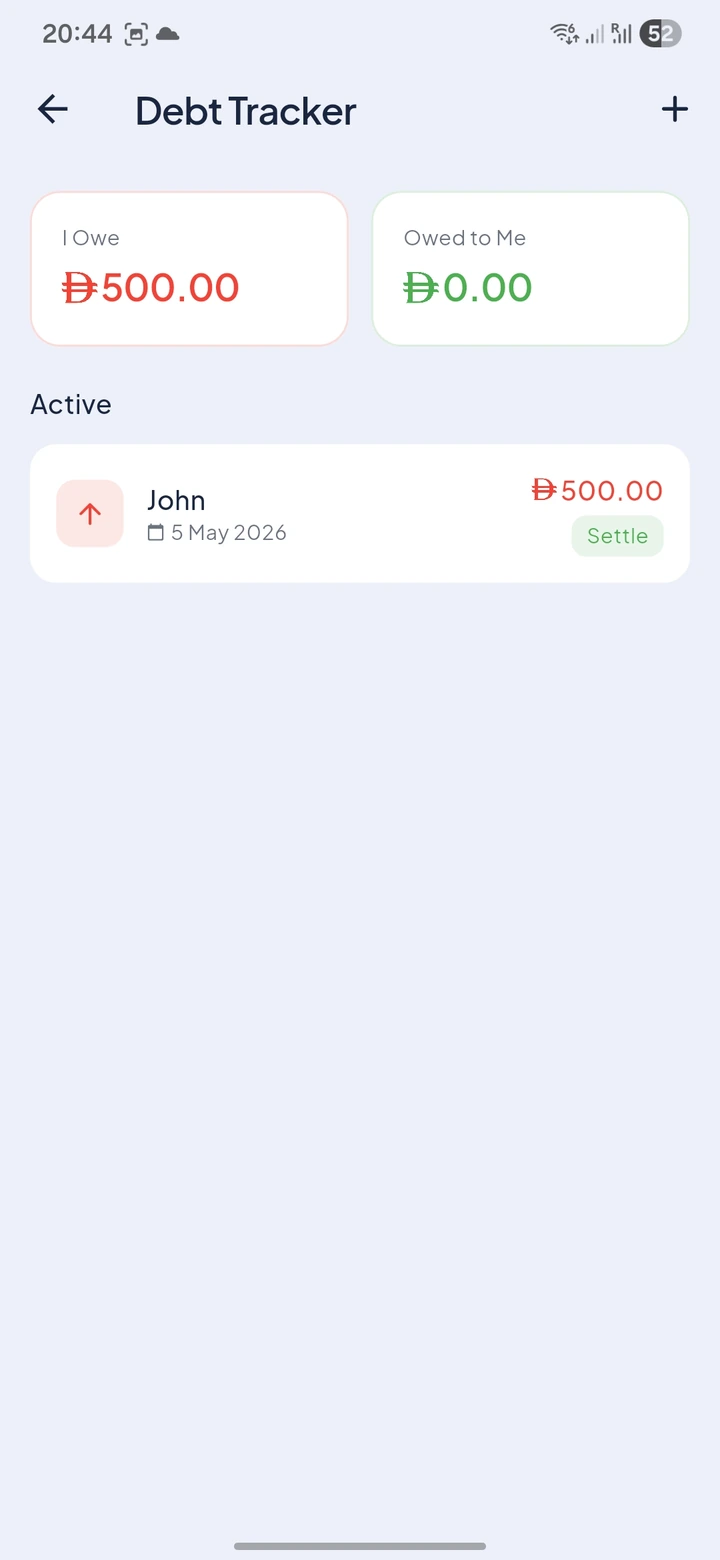 Debt Tracker